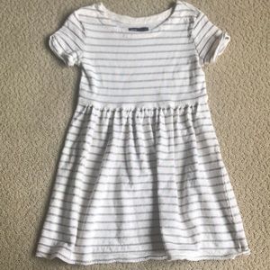 Girls striped summer dress, Size S 6-7